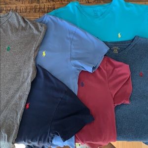 6 men’s Polo Ralph Lauren medium T-shirts